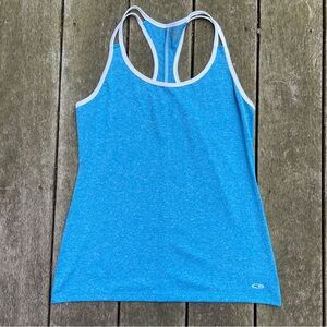 C9 Racerback Tank Blue With White Piping And Straps Extra Small